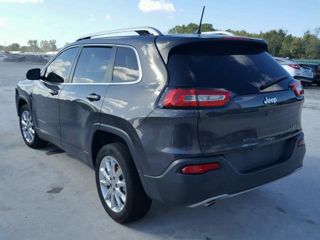 1C4PJLDB3GW200449 - 2016 JEEP CHEROKEE L GRAY photo 3