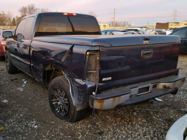 1GCEC19X36Z157447 - 2006 CHEVROLET SILVERADO BLUE photo 3