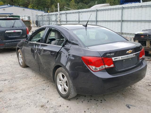 1G1PC5SB2E7163581 - 2014 CHEVROLET CRUZE LT CHARCOAL photo 3