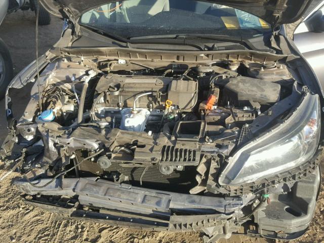 1HGCR2F31FA031889 - 2015 HONDA ACCORD LX GRAY photo 7