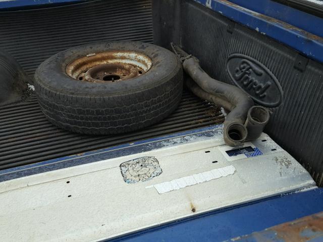 1FTEF15N0NNA70736 - 1992 FORD F150 BLUE photo 9