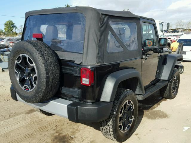 1C4AJWAG2FL676036 - 2015 JEEP WRANGLER S BLACK photo 4