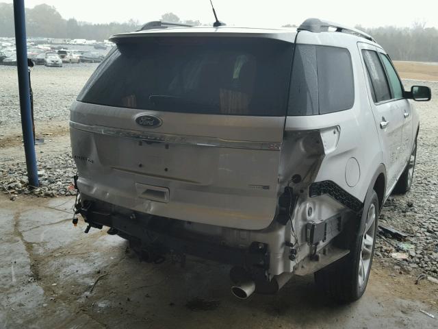 1FM5K8F82FGC33420 - 2015 FORD EXPLORER L SILVER photo 9