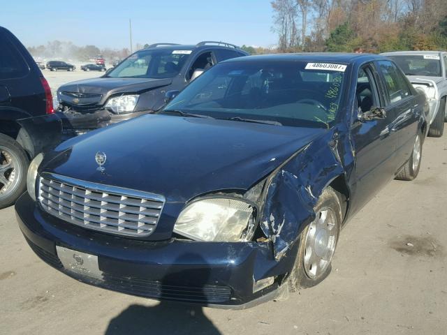 1G6KD54Y95U143039 - 2005 CADILLAC DEVILLE BLUE photo 2