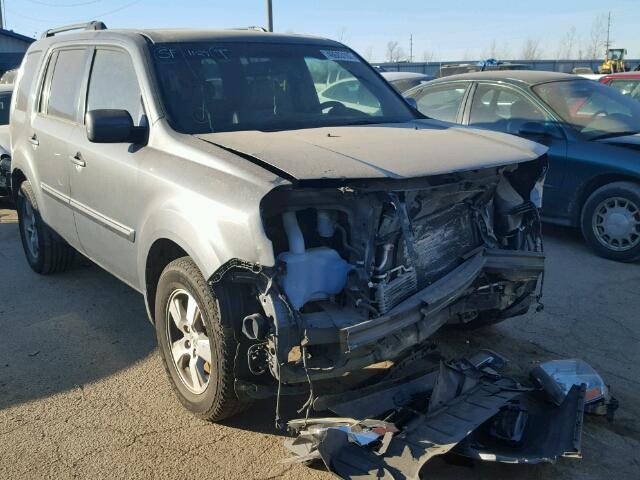 5FNYF4H57AB012075 - 2010 HONDA PILOT EXL GRAY photo 1