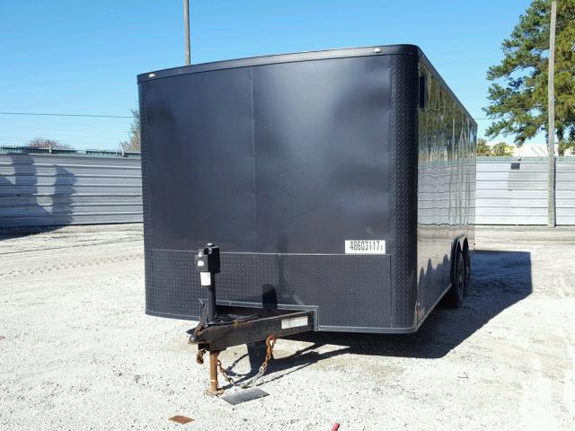 53FBE182XGF025629 - 2016 CARGO TRAILER BLACK photo 2