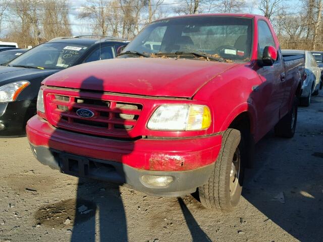 1FTZF18231NC02434 - 2001 FORD F150 RED photo 2