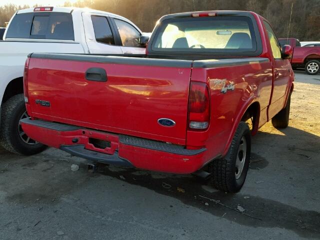 1FTZF18231NC02434 - 2001 FORD F150 RED photo 4