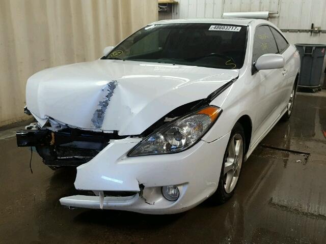 4T1CE38P36U621800 - 2006 TOYOTA CAMRY SOLA WHITE photo 2