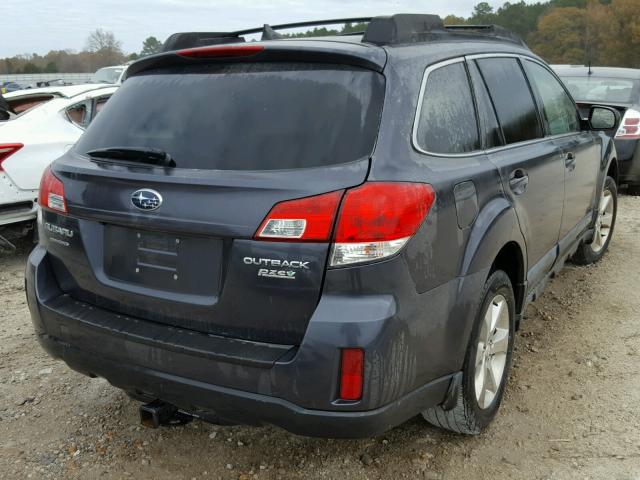 4S4BRBPC0D3269142 - 2013 SUBARU OUTBACK 2. BLUE photo 4