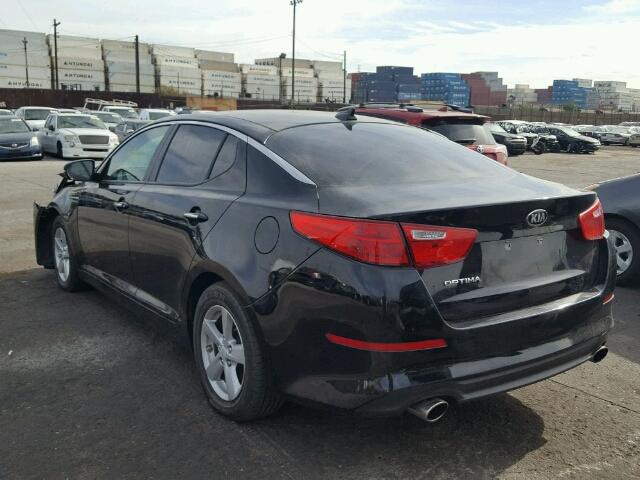 5XXGM4A73FG415262 - 2015 KIA OPTIMA LX BLACK photo 3