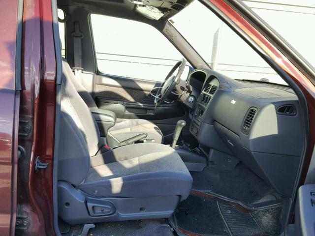 JN8AR05Y8XW309025 - 1999 NISSAN PATHFINDER BURGUNDY photo 5