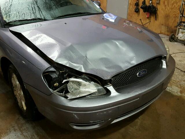 1FAFP56U77A118439 - 2007 FORD TAURUS SEL GRAY photo 9