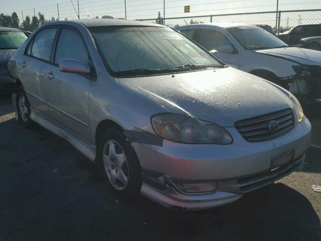 1NXBR32E54Z268187 - 2004 TOYOTA COROLLA S SILVER photo 1