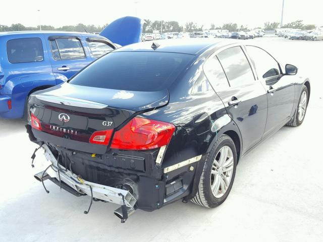 JN1CV6AP2DM717319 - 2013 INFINITI G37 BASE BLACK photo 4