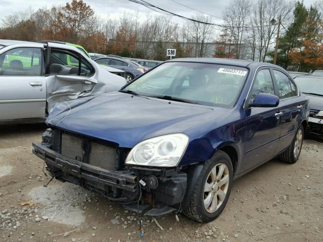 KNAGE124965071308 - 2006 KIA OPTIMA LX BLUE photo 2