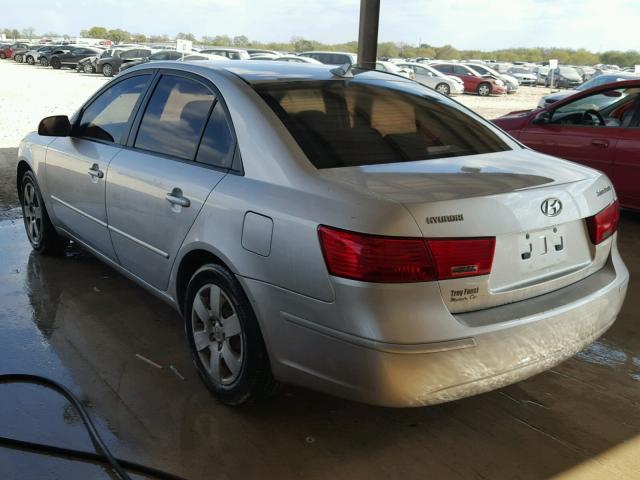 5NPET46C69H539342 - 2009 HYUNDAI SONATA GLS SILVER photo 3