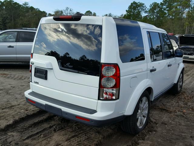 SALAB2D42CA599045 - 2012 LAND ROVER LR4 BASE WHITE photo 4