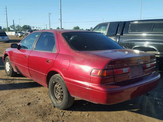 4T1BG22K0VU033817 - 1997 TOYOTA CAMRY CE RED photo 3