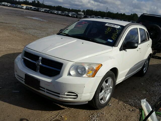 1B3HB48A19D149154 - 2009 DODGE CALIBER SX WHITE photo 2