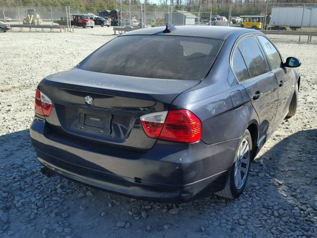 WBAVA33537PV66292 - 2007 BMW 328 I BLUE photo 4