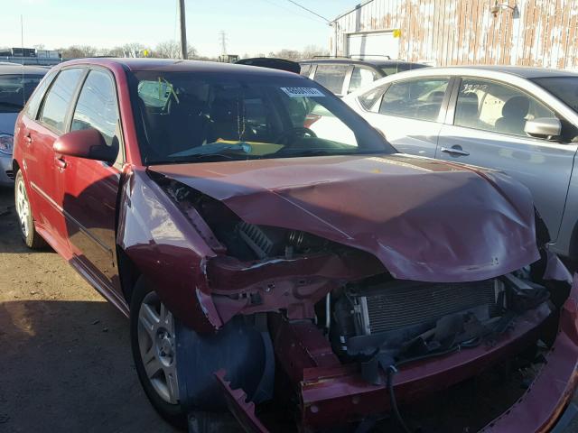 1G1ZT61836F169787 - 2006 CHEVROLET MALIBU MAX წითელი ფოტო 1