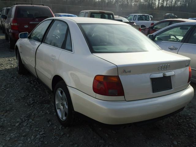 WAUEA88D7VA124208 - 1997 AUDI A4 2.8 QUA WHITE photo 3