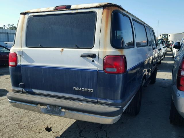 2B7KB31Z7VK525130 - 1997 DODGE RAM VAN B3 BLUE photo 4