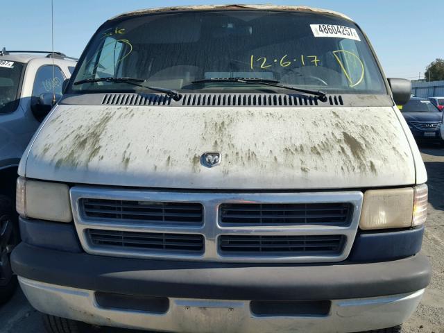 2B7KB31Z7VK525130 - 1997 DODGE RAM VAN B3 BLUE photo 9