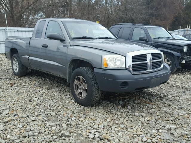 1D7HE22N45S186524 - 2005 DODGE DAKOTA ST GRAY photo 1