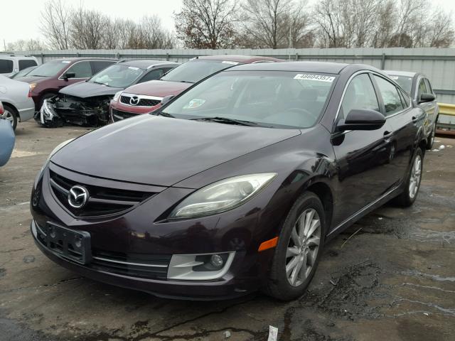 1YVHZ8CH3B5M06167 - 2011 MAZDA 6 I BLACK photo 2