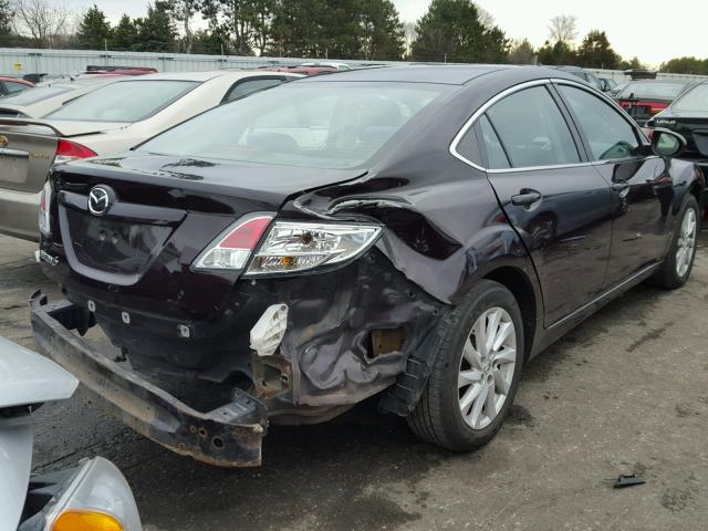 1YVHZ8CH3B5M06167 - 2011 MAZDA 6 I BLACK photo 4