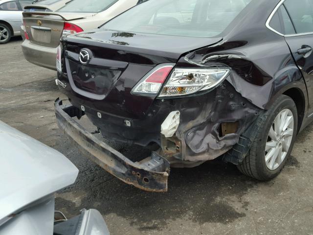 1YVHZ8CH3B5M06167 - 2011 MAZDA 6 I BLACK photo 9