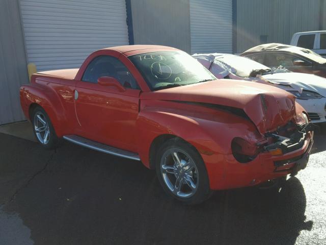 1GCES14P14B113415 - 2004 CHEVROLET SSR RED photo 1