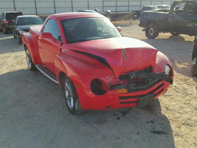 1GCES14P14B113415 - 2004 CHEVROLET SSR RED photo 10