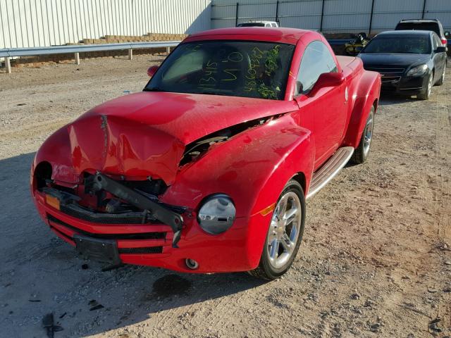 1GCES14P14B113415 - 2004 CHEVROLET SSR RED photo 9