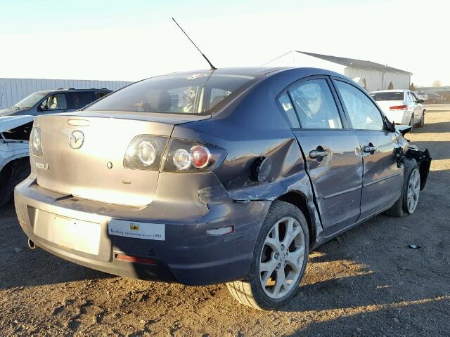 JM1BK32F981152290 - 2008 MAZDA 3 I CHARCOAL photo 4