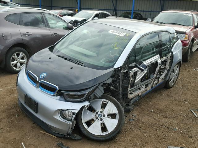 WBY1Z2C54FV555895 - 2015 BMW I3 BEV SILVER photo 2