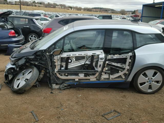 WBY1Z2C54FV555895 - 2015 BMW I3 BEV SILVER photo 9