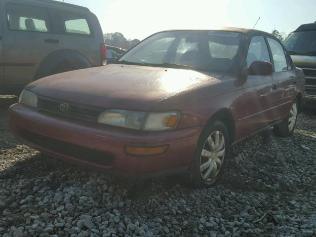 1NXAE00E4PZ062548 - 1993 TOYOTA COROLLA LE 红色 照片 2