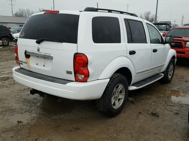 1D4HB58D64F119260 - 2004 DODGE DURANGO LI WHITE photo 4