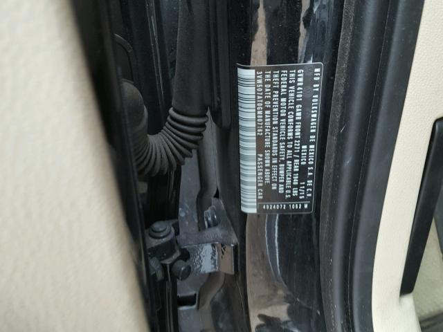 3VW507AT0GM807162 - 2016 VOLKSWAGEN BEETLE S/S 黑色 照片 10