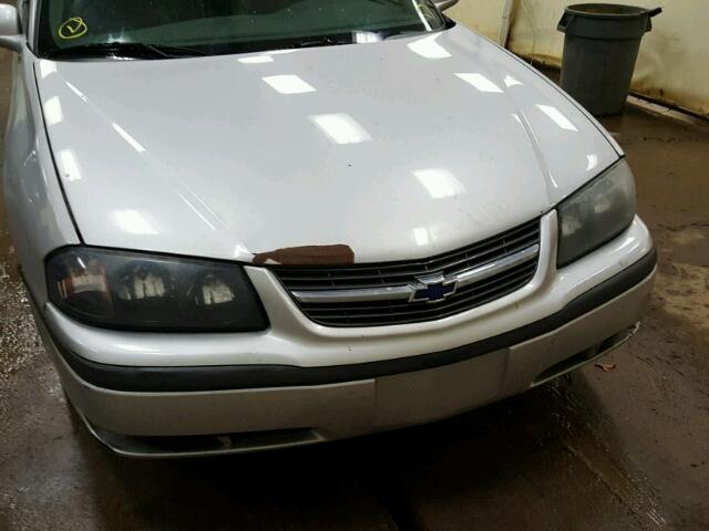 2G1WH52K839397409 - 2003 CHEVROLET IMPALA LS SILVER photo 9