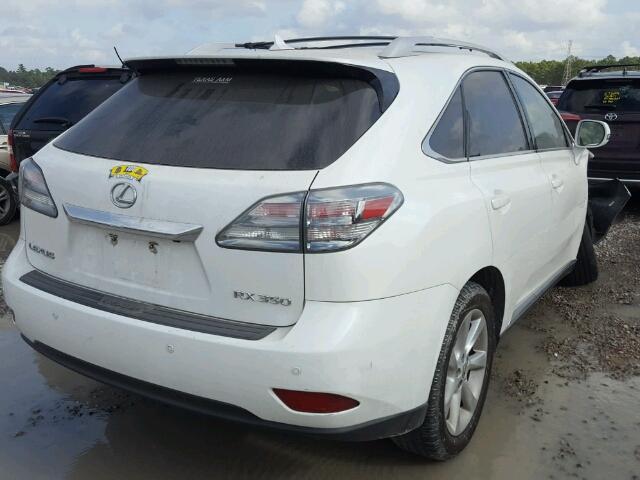 JTJZK1BA5A2410910 - 2010 LEXUS RX 350 WHITE photo 4