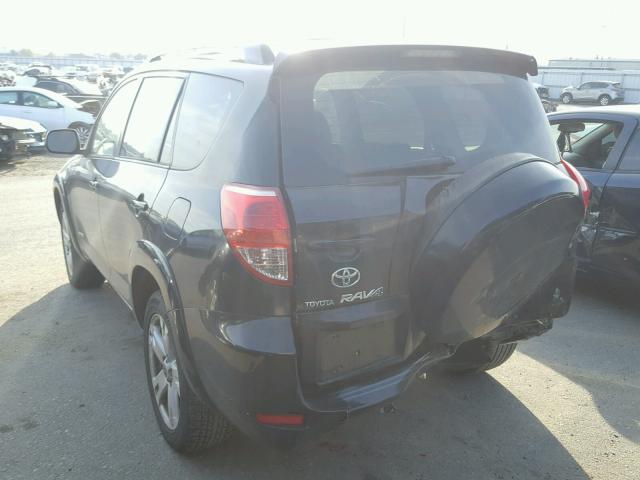 JTMZD32V376030414 - 2007 TOYOTA RAV4 SPORT BLACK photo 3