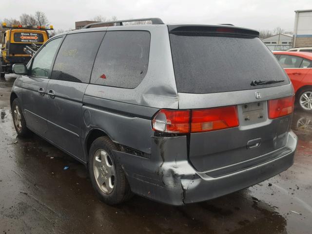 2HKRL1861YH548505 - 2000 HONDA ODYSSEY EX TEAL photo 3