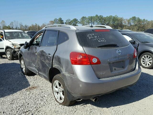 JN8AS58V39W162957 - 2009 NISSAN ROGUE S GRAY photo 3