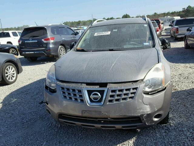 JN8AS58V39W162957 - 2009 NISSAN ROGUE S GRAY photo 9