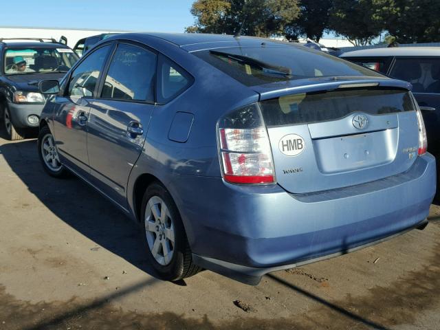 JTDKB20U440020310 - 2004 TOYOTA PRIUS BLUE photo 3