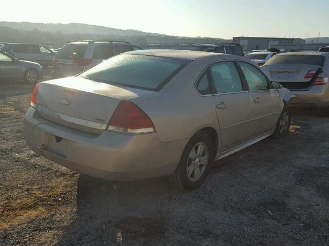 2G1WG5EK3B1125880 - 2011 CHEVROLET IMPALA LT TAN photo 4